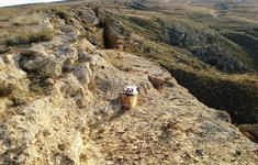 Receiver Line on a Bluff